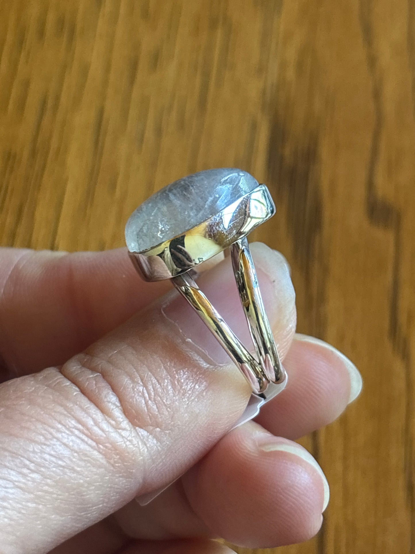 Purple Moonstone Ring | Size 7