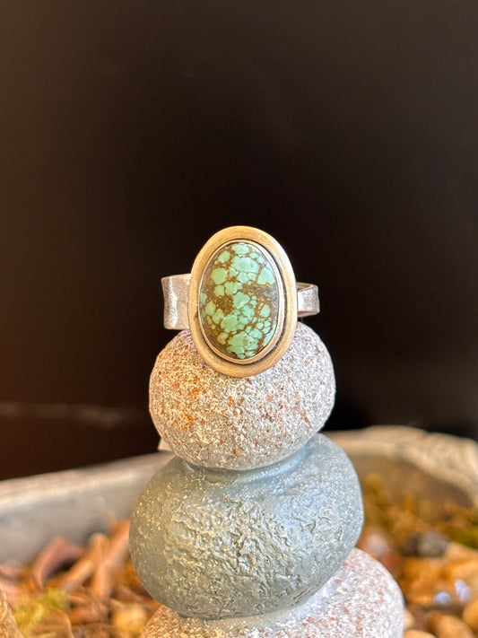 Dry Creek Turquoise Ring | Adjustable