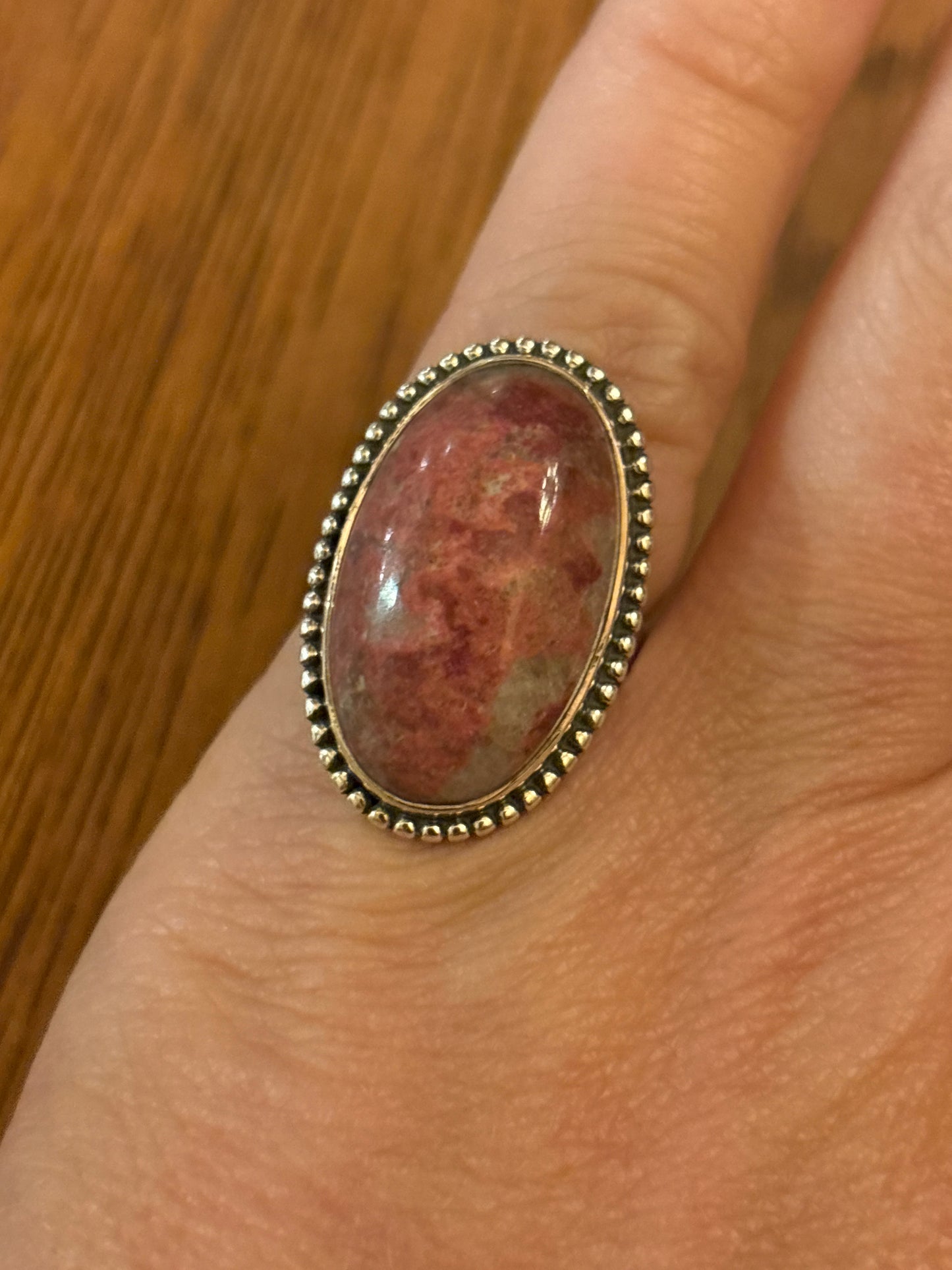 Thulite Ring | Size 6