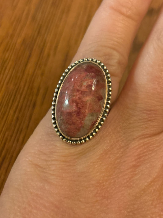 Thulite Ring | Size 6