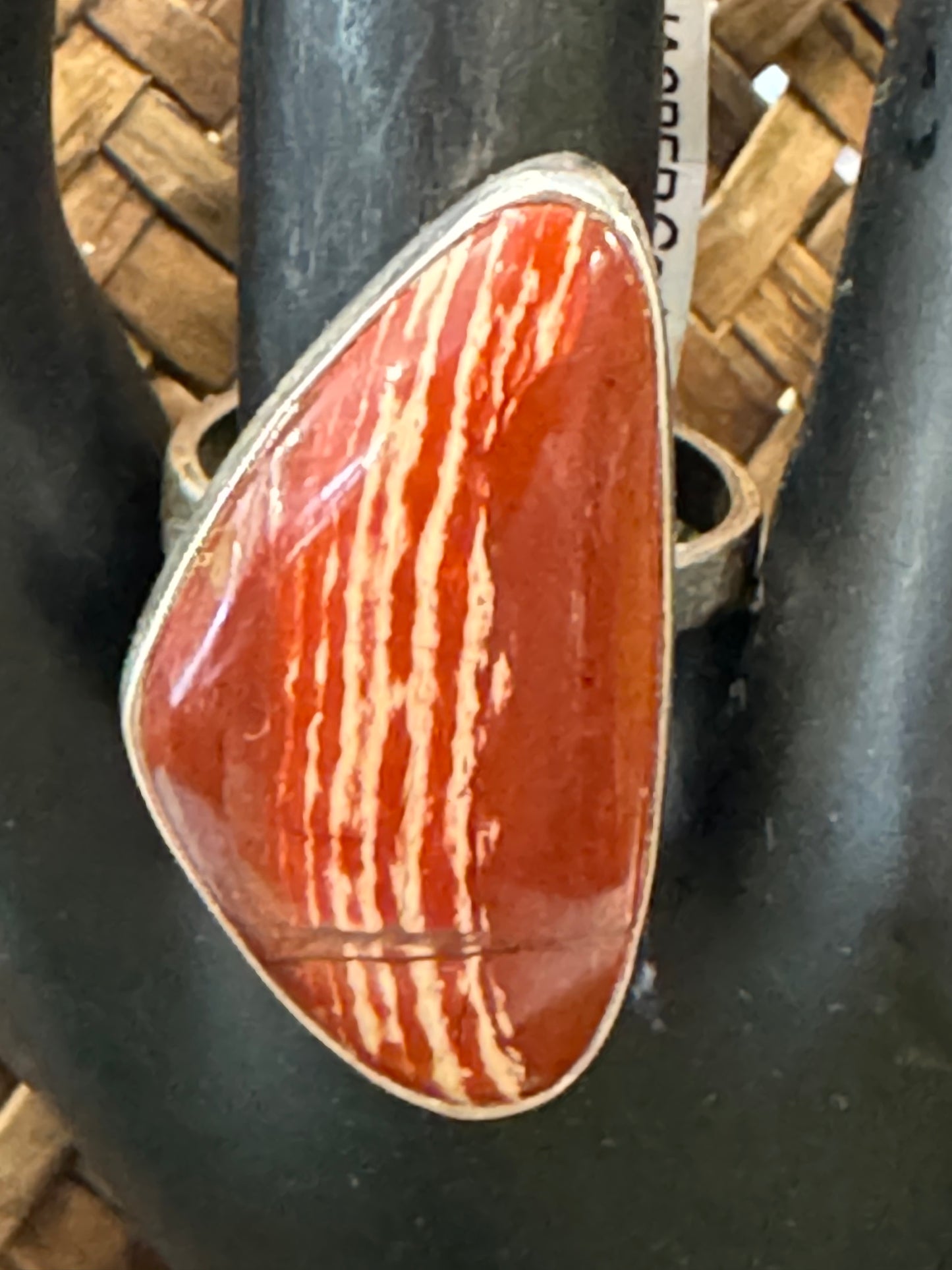 Red Jasper Ring | Adjustable