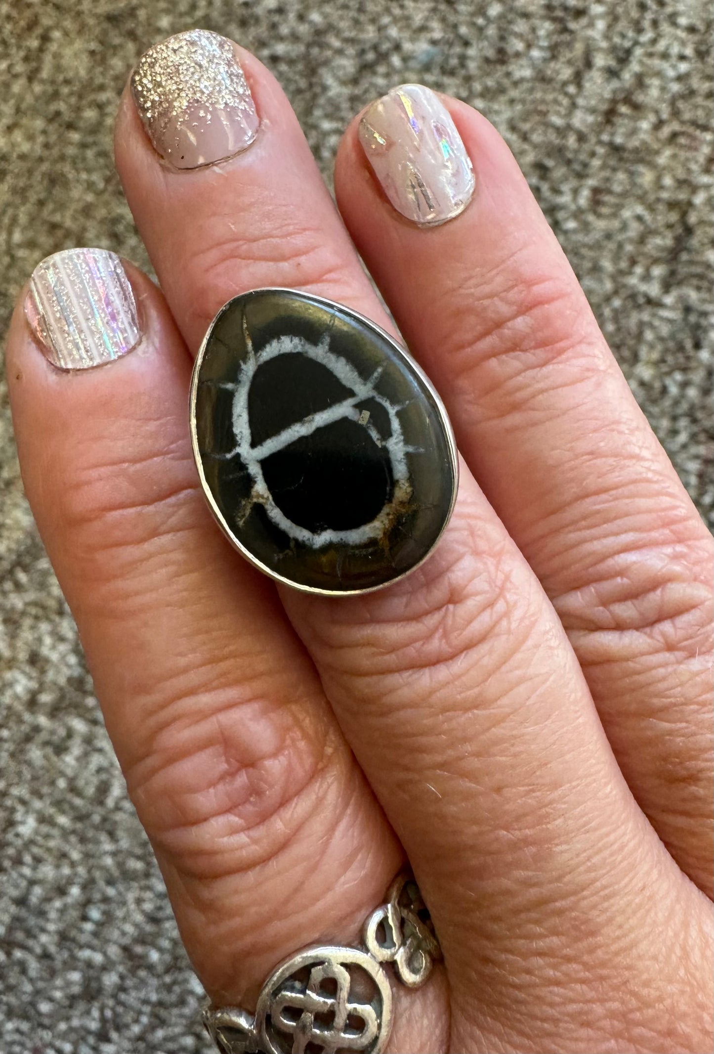 Septarian Gronates Ring | Size 7