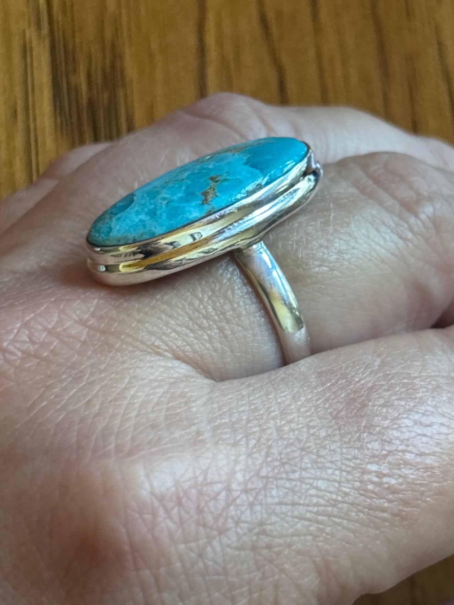 Kingman Turquoise Ring | Size 10