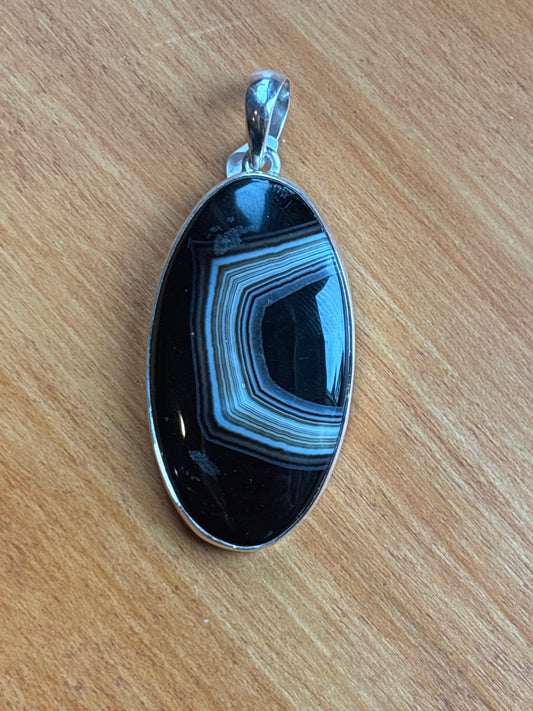 Banded Agate Pendant