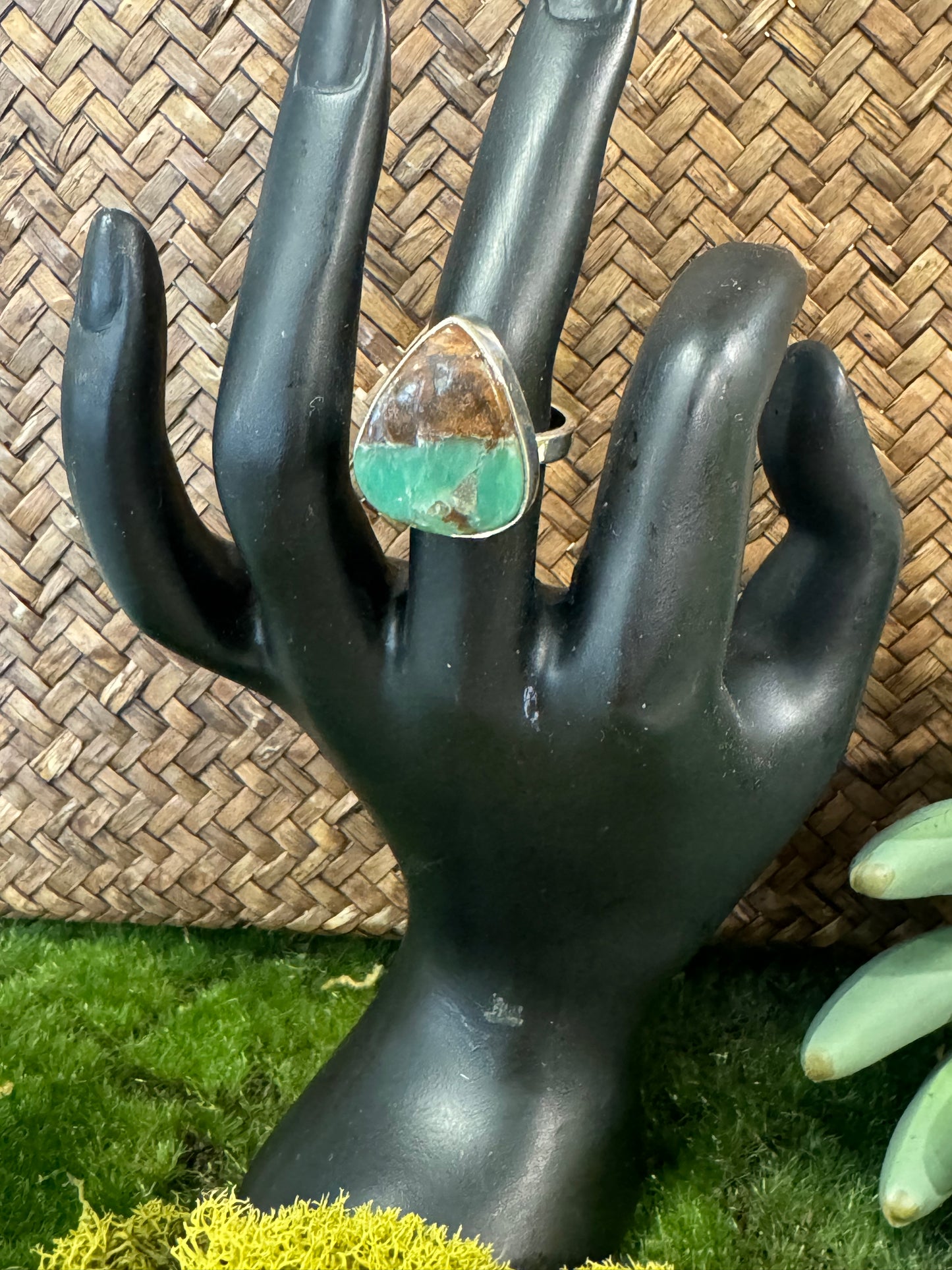 Chrysoprase Ring | Size 7