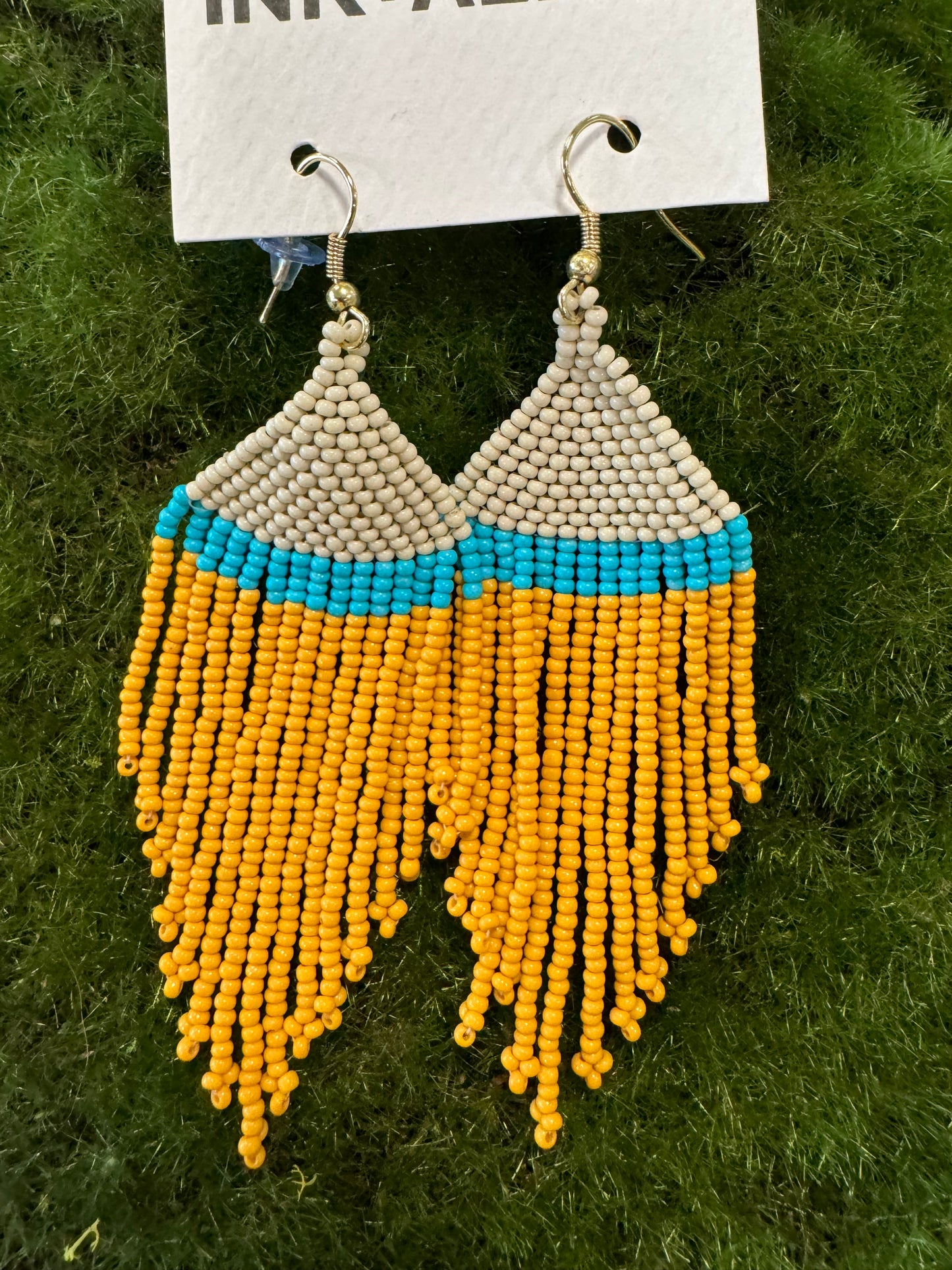 Elise Beaded Fringe Earrings | Ink + Alloy