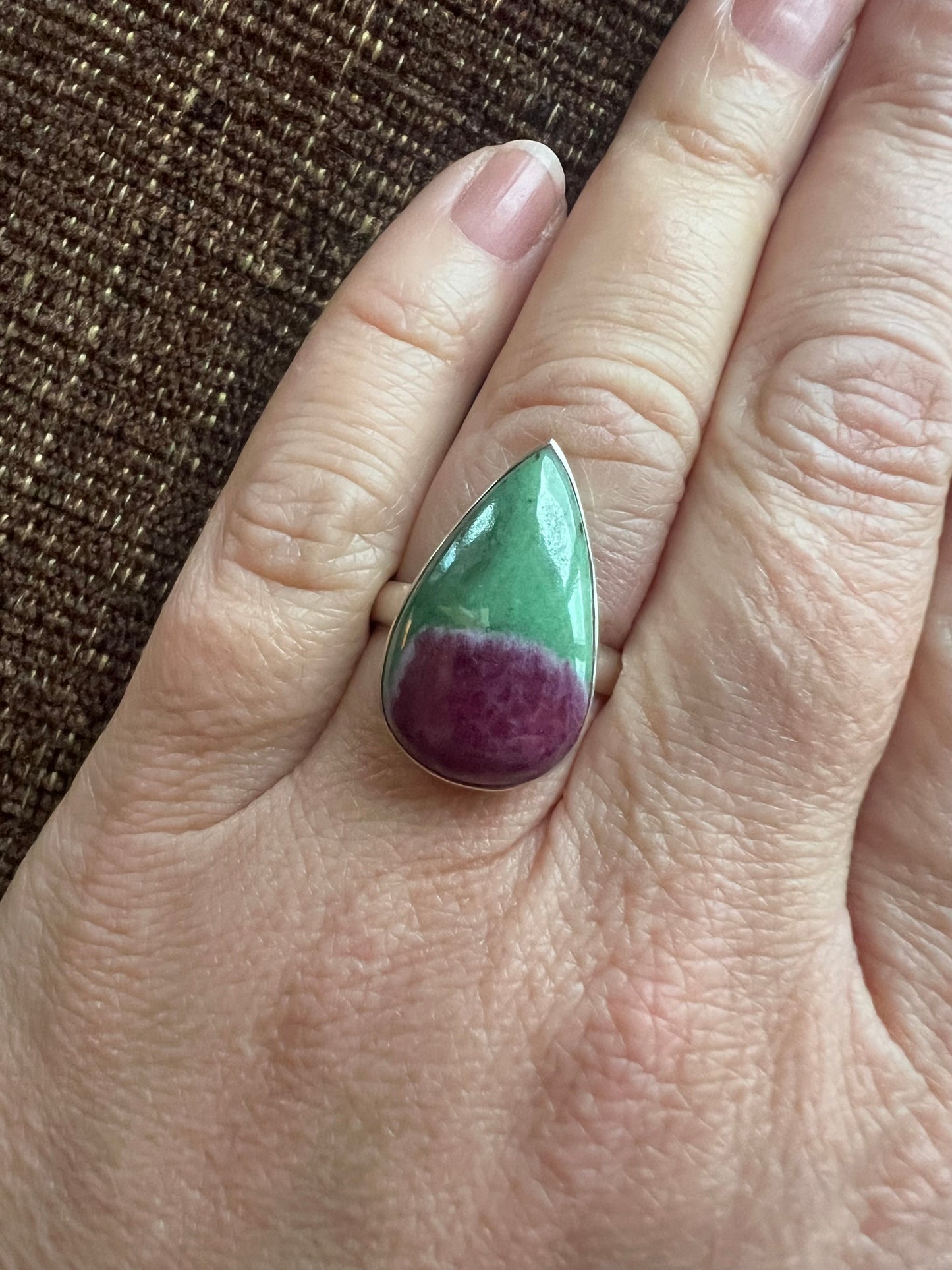 Ruby Zoisite Ring | Size 9.5