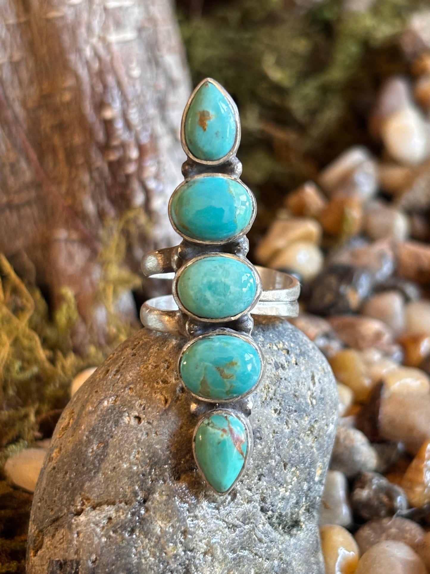 Turquoise Crawler Ring | Adjustable 7