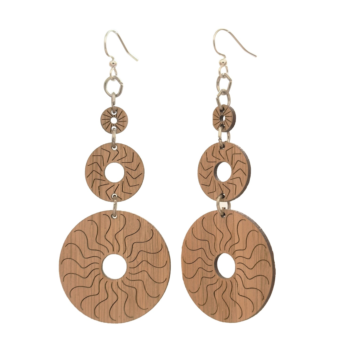 Green Tree Earrings | Bamboo