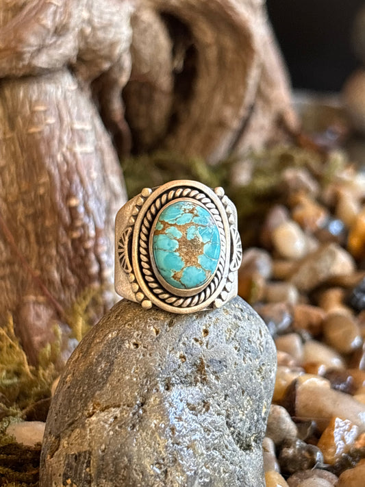 Seyara Bella Turquoise Ring | Size 8