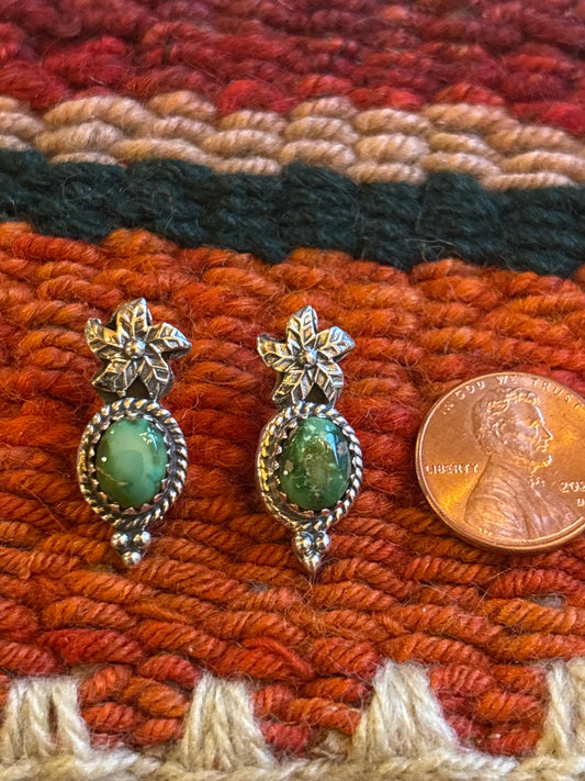 Sonoran Gold Turquoise Stud Earrings