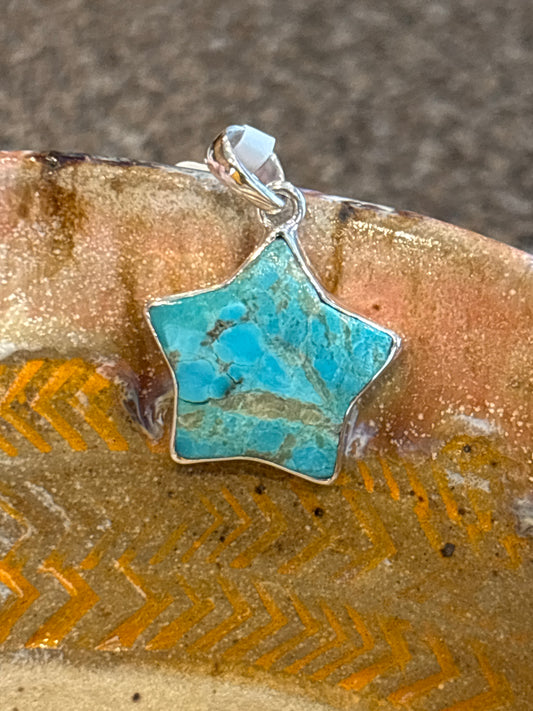 Turquoise Star Pendant