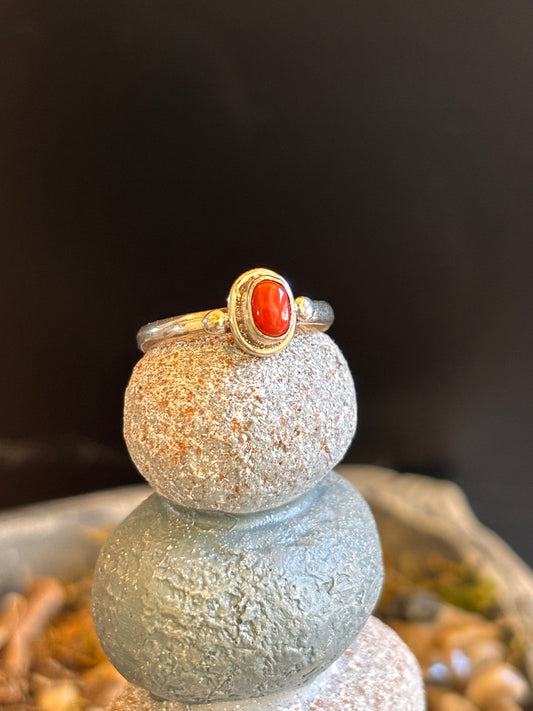 Coral Ring | Size 8.5