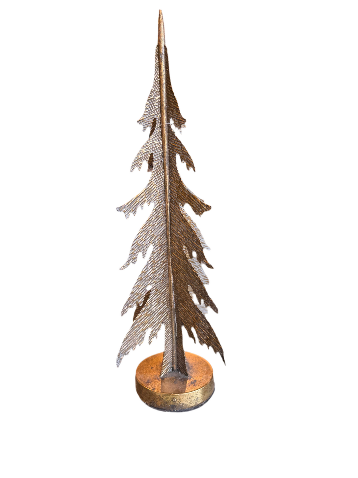 Brass Pine Tree Decoration