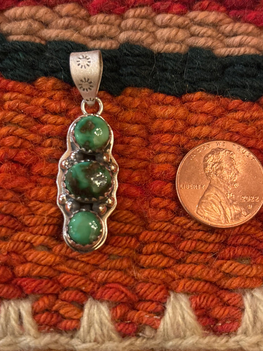 Sonoran Gold Turquoise Pendant