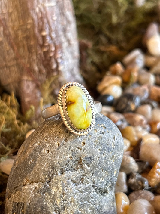 Palomino Variscite Ring | Adjustable