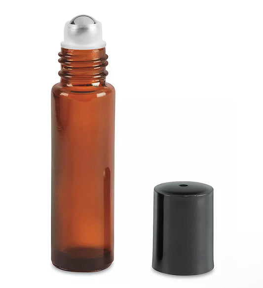 Amber Glass Fillable Bottles