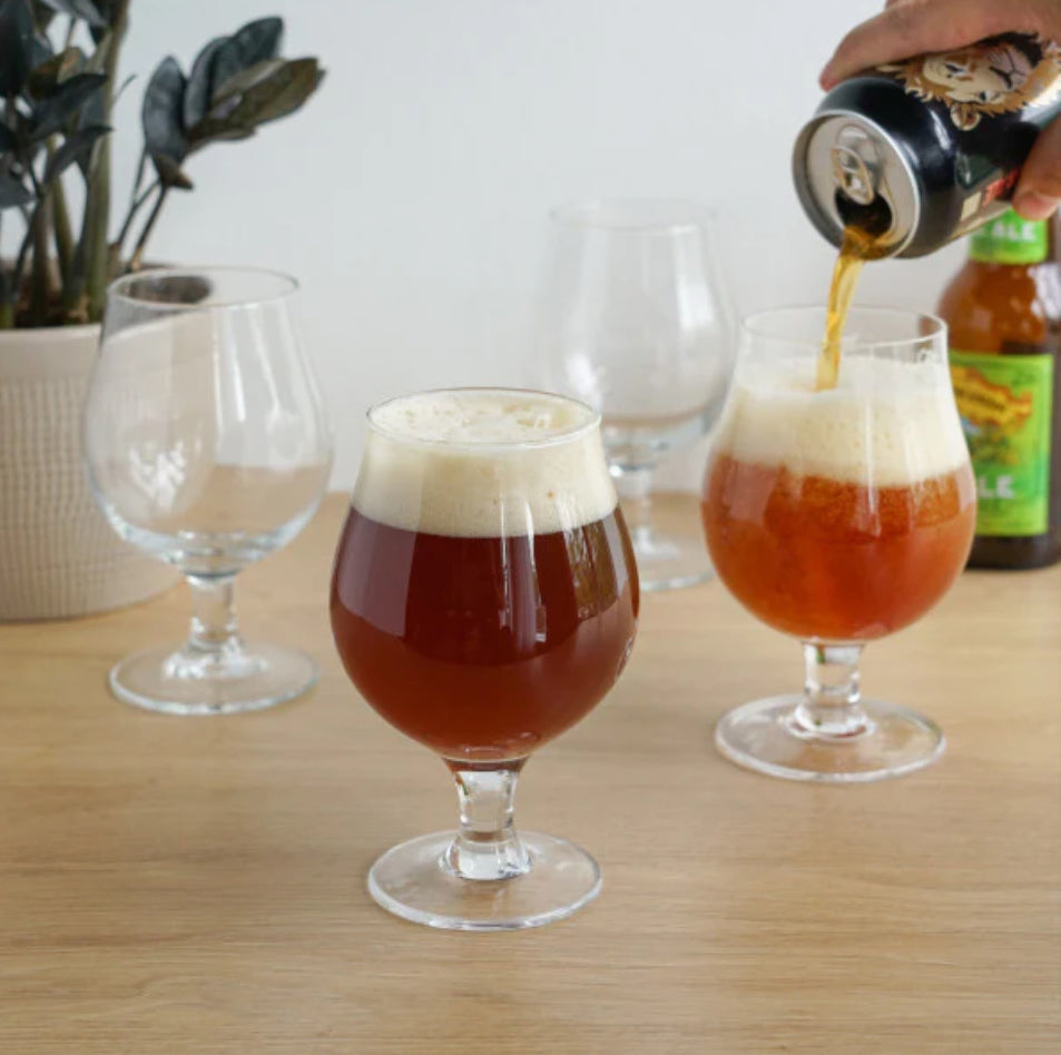 True Tulip Beer Glasses - Set of 4