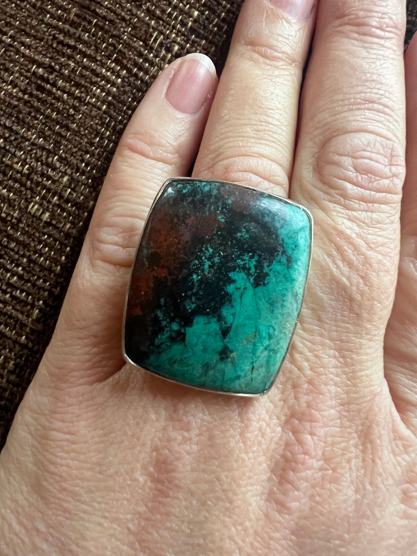 Sonora Chrysocolla Ring | Adjustable