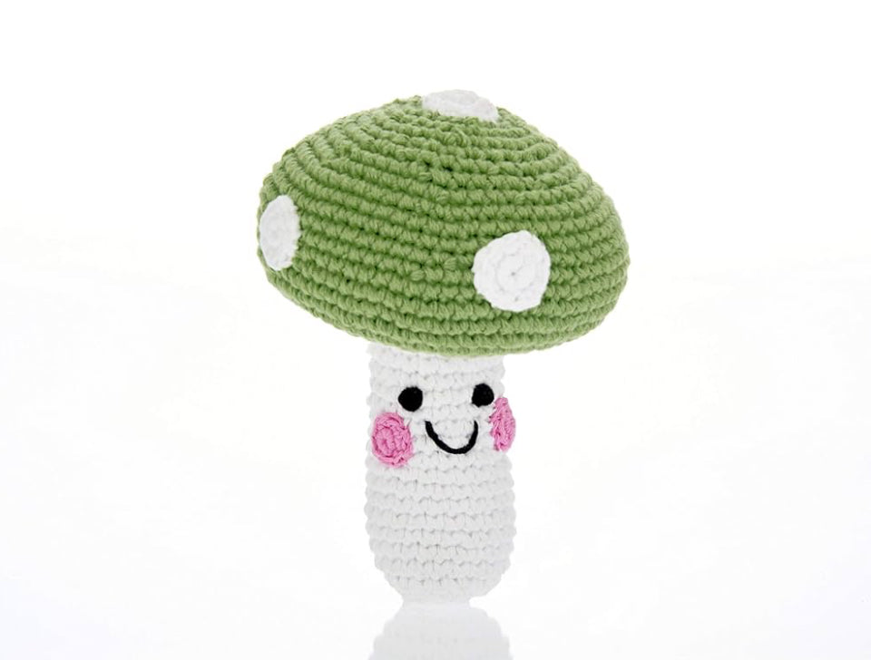 Green Toadstool Rattle | by Pebble