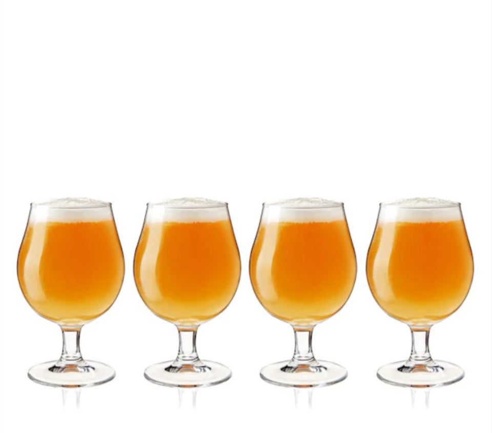 True Tulip Beer Glasses - Set of 4