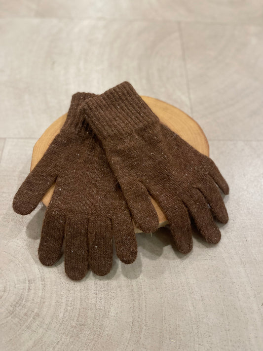 Alpaca Brown Gloves