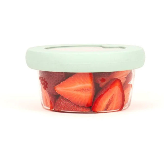 Food Huggers Silicone and Tempered Glass Bowl Lids