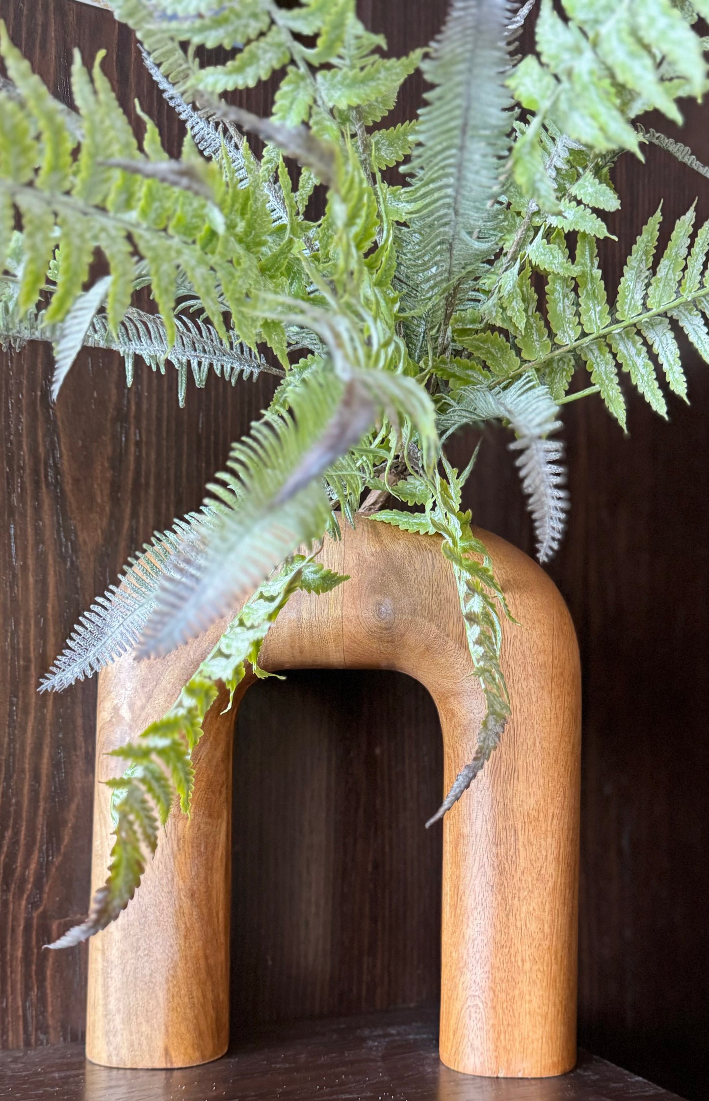 Wooden Arch Vases