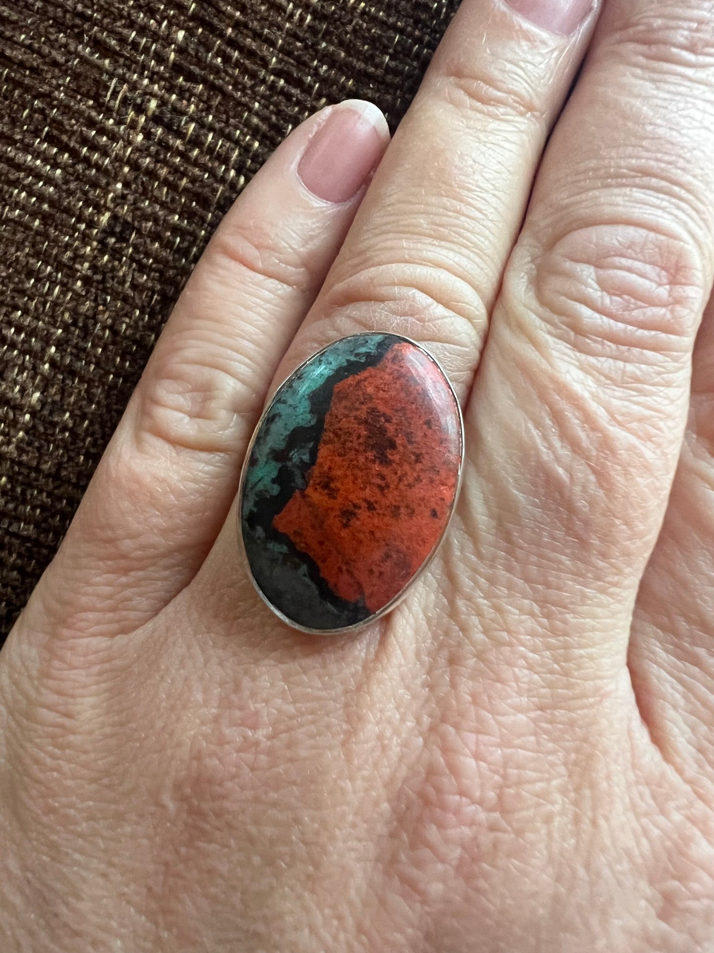 Sonora Chrysocolla Ring | Adjustable