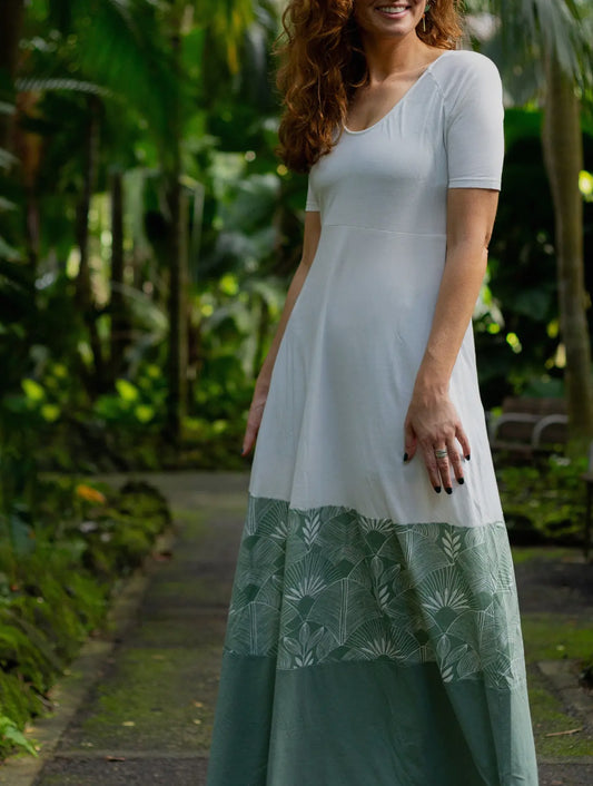 Deco Front Organic Maxi Dress