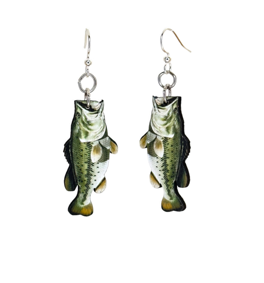 Green Tree Earrings | Animals, Insects & Sports