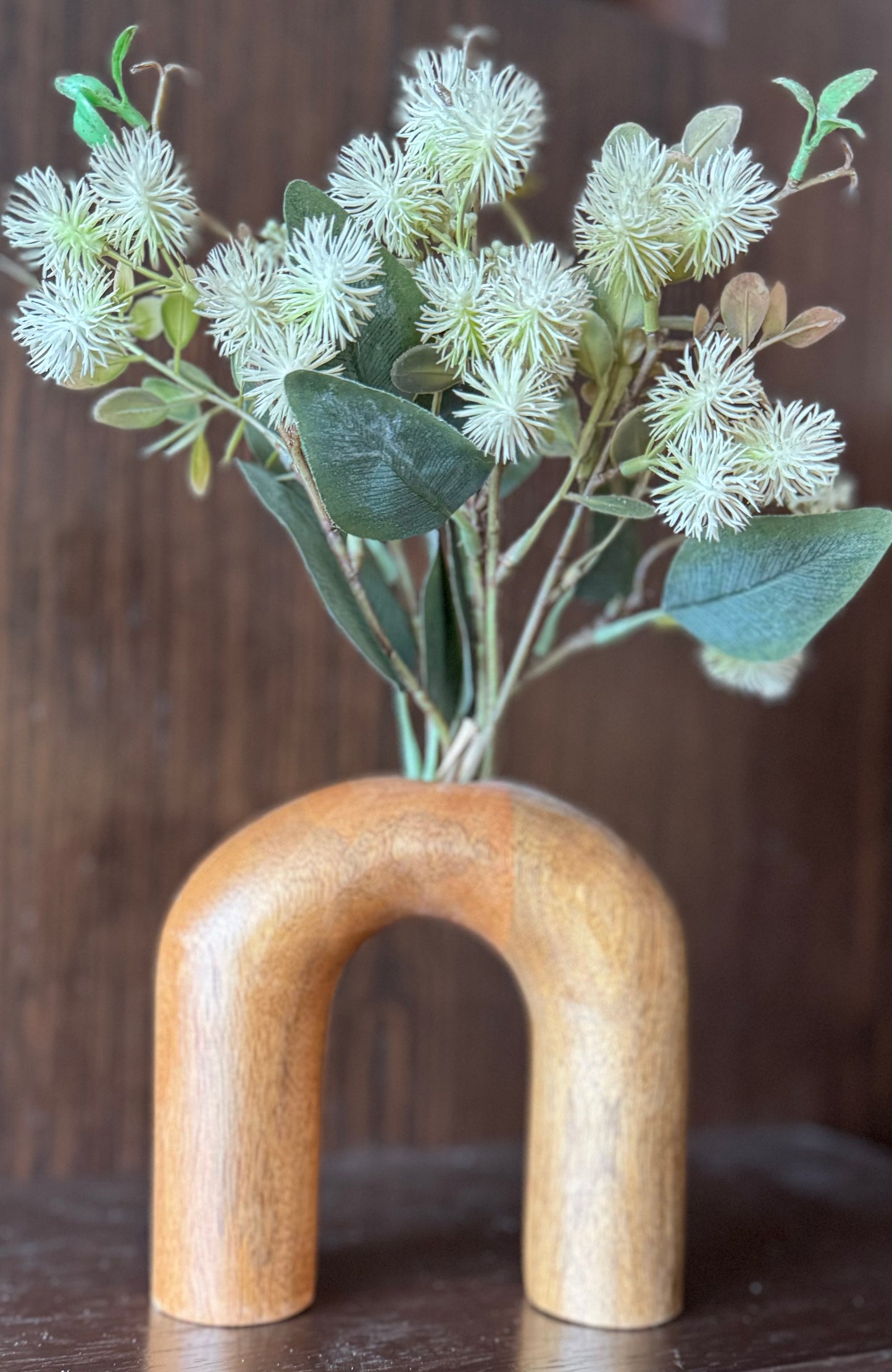 Wooden Arch Vases