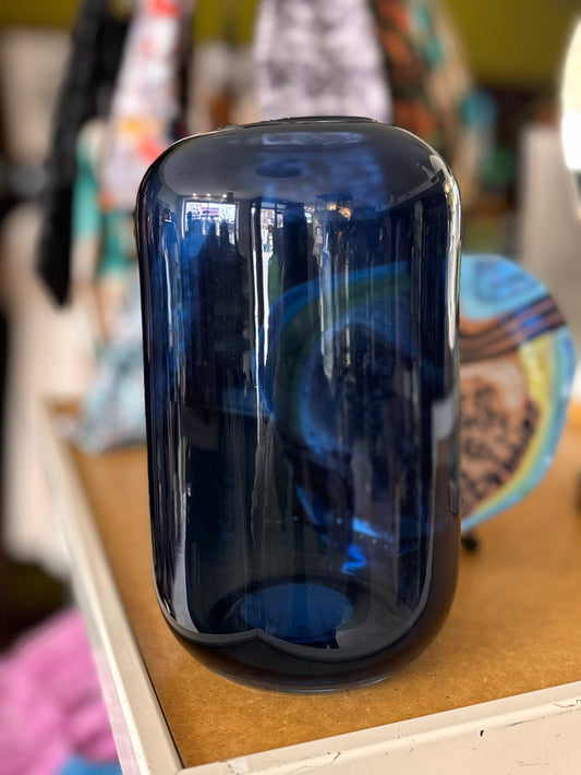 Glass Pillar Vase