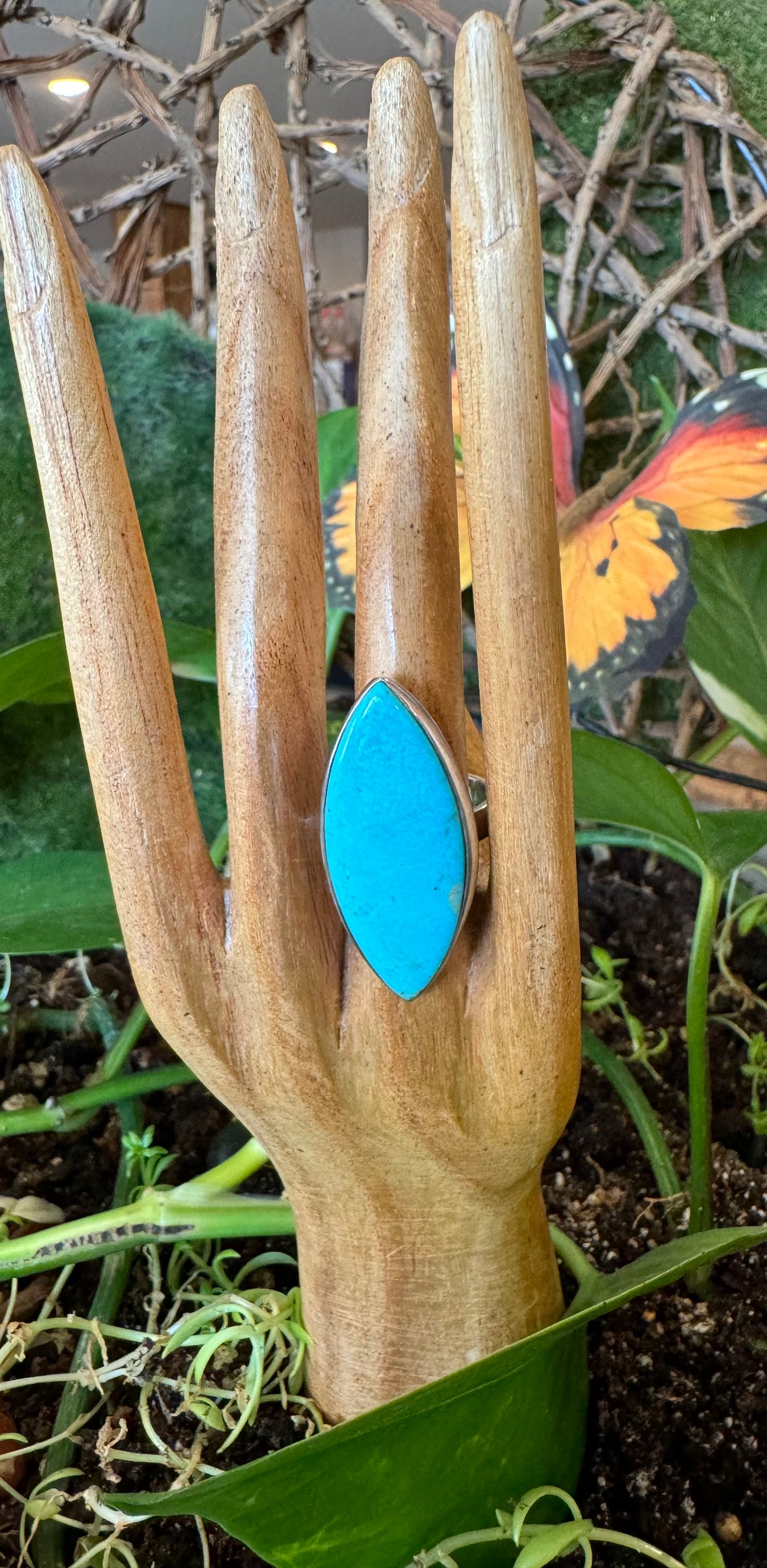 Turquoise Ring | Adjustable