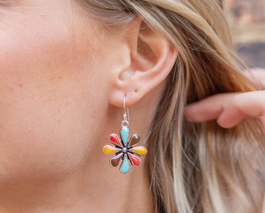 Daisy Earrings (Sterling)
