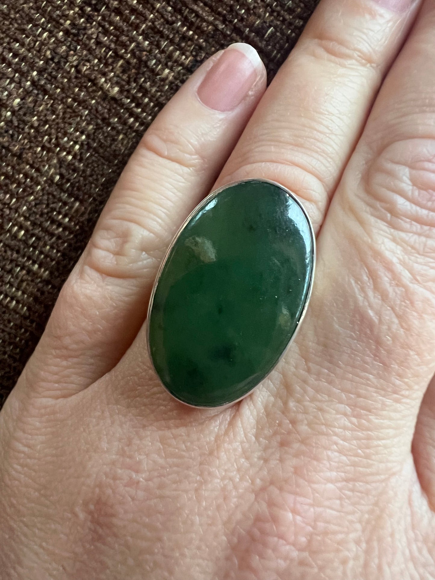 Nephrite Jade Ring | Adjustable