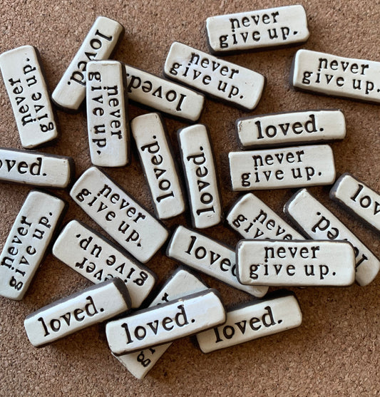 Ceramic Pocket Rock Reminders