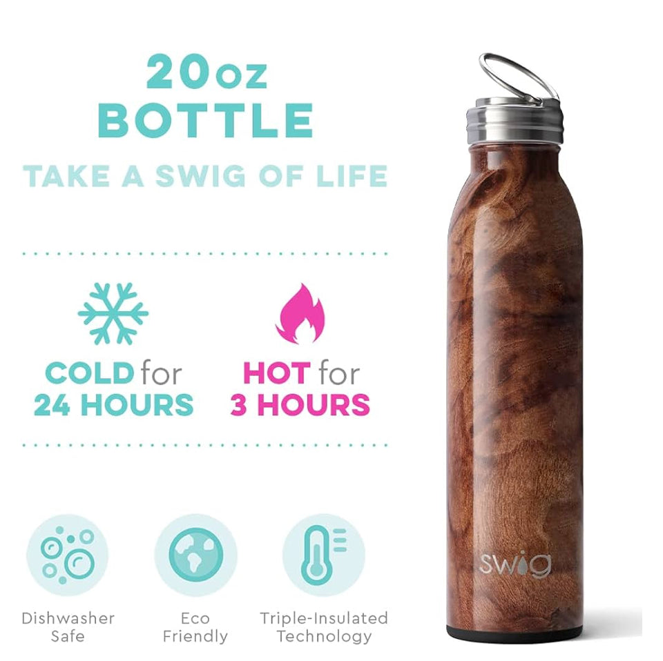 Swig 20oz Stainless Steel Water Bottle