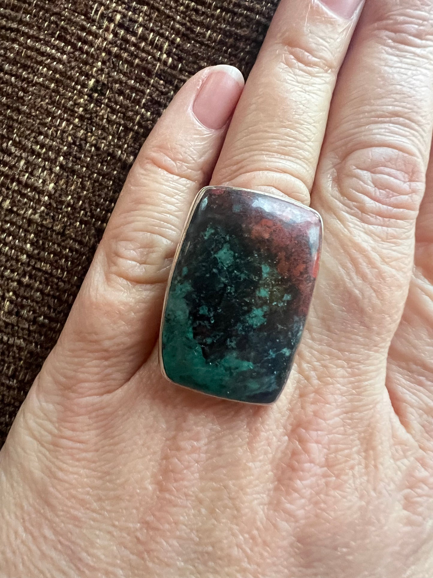 Sonora Chrysocolla Ring | Adjustable