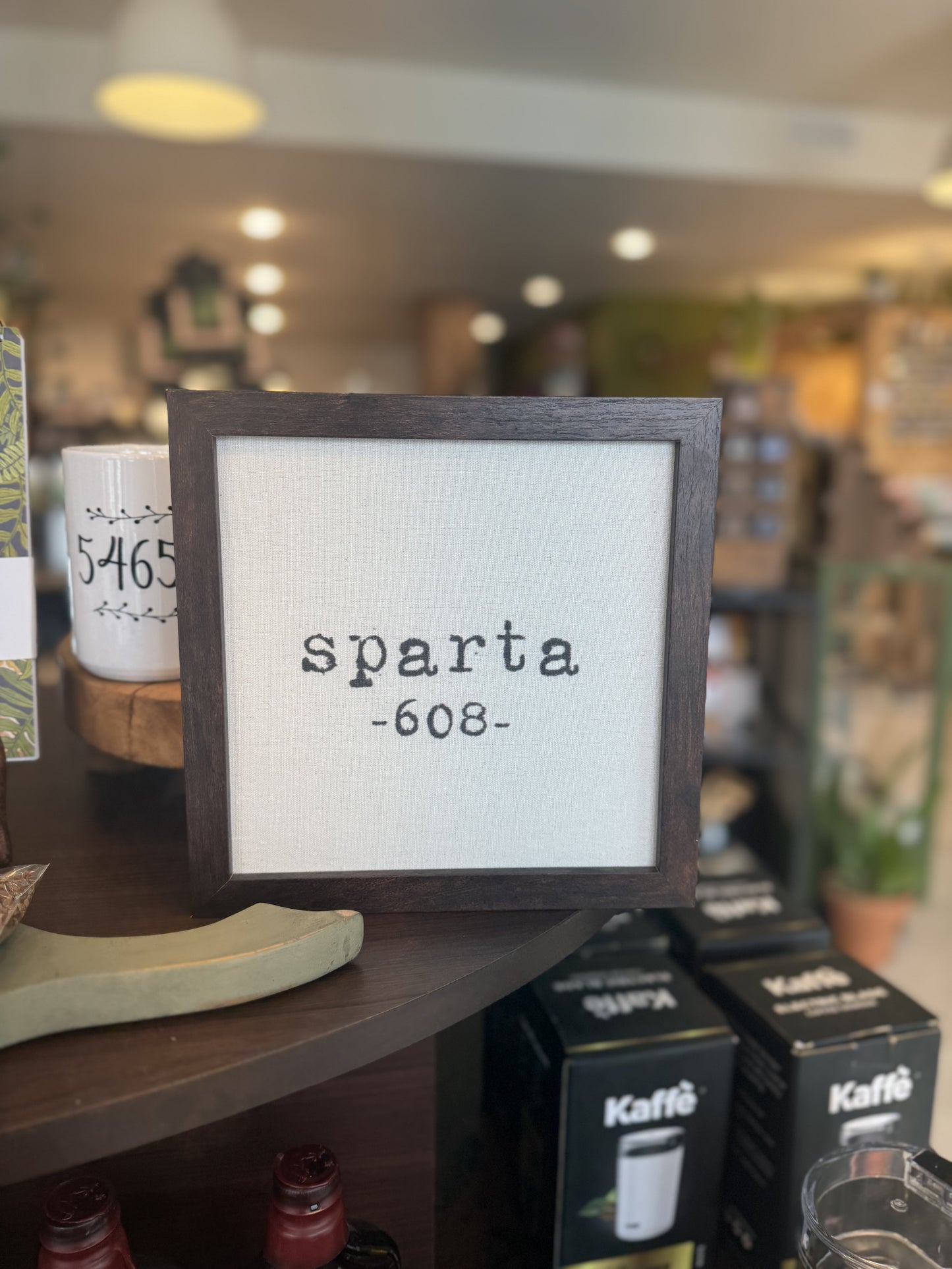 Sparta 608 Wooden Sign | Driftless Studios