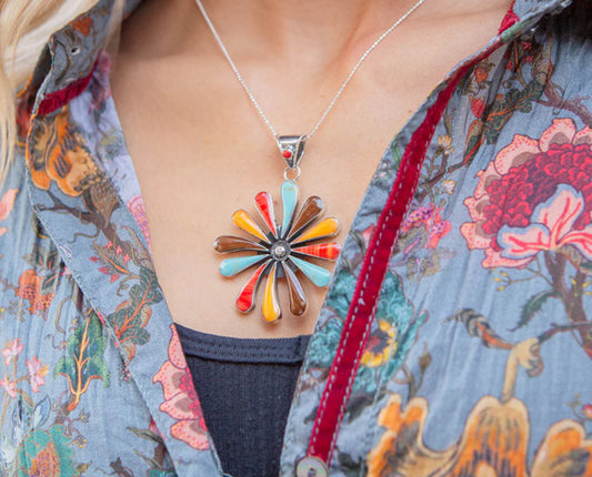 Daisy Pendant (Sterling)