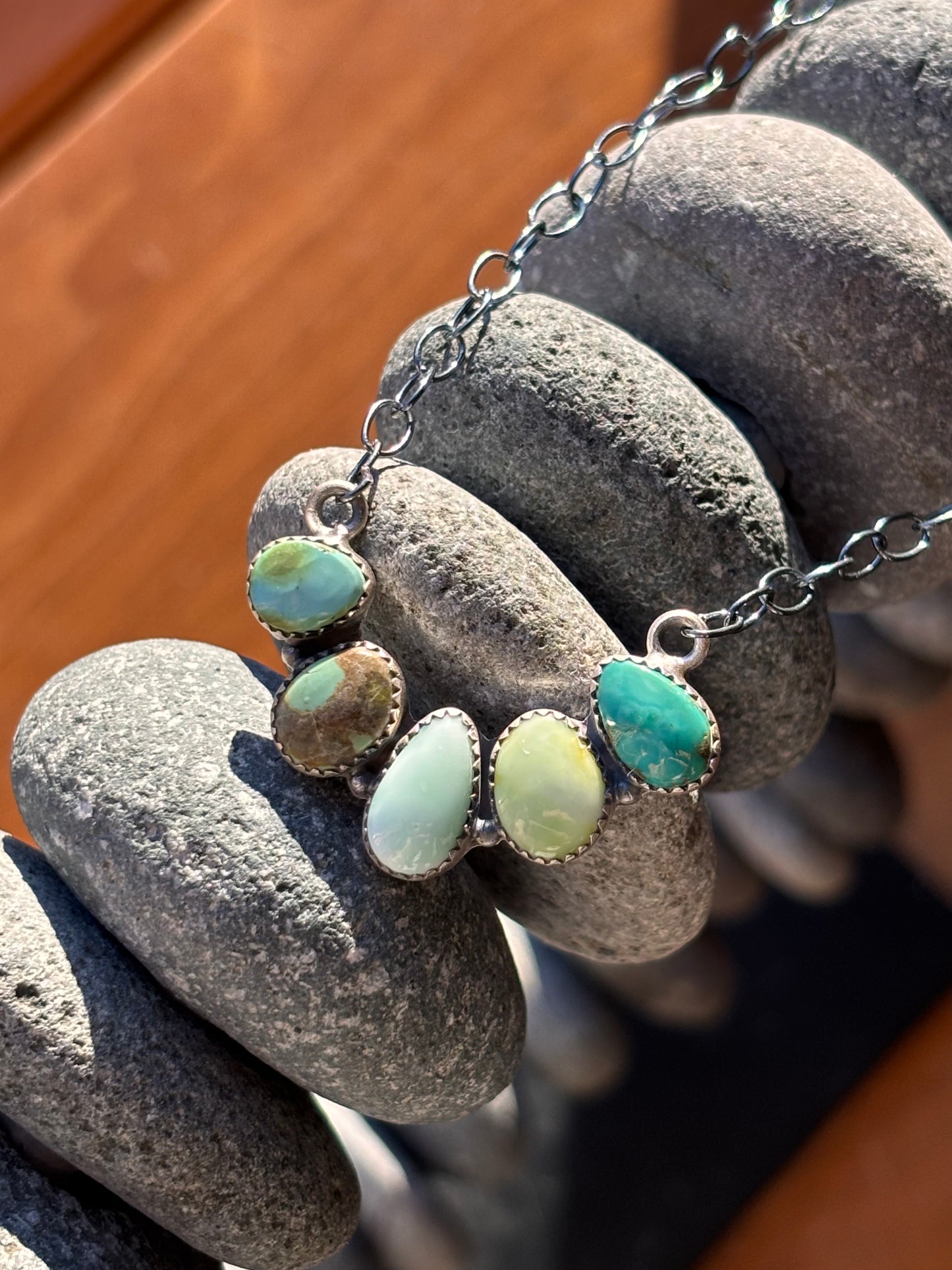 Premium Turquoise Necklace 22”