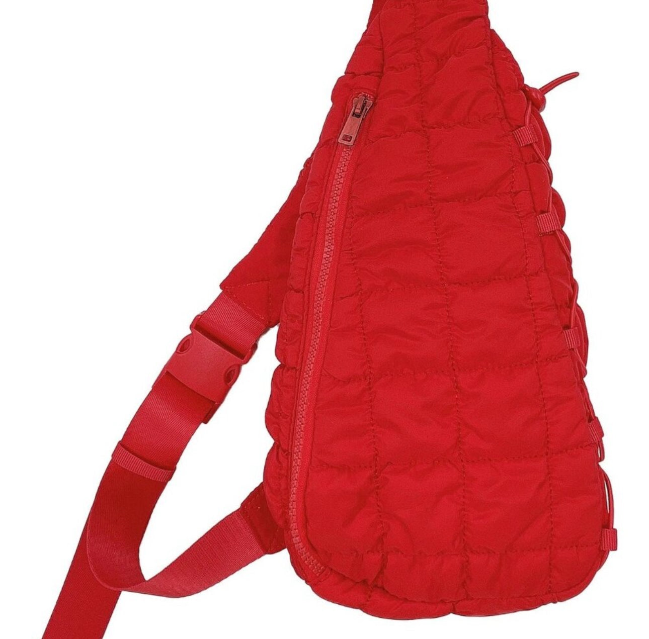 Quilted Puffer Sling Bag