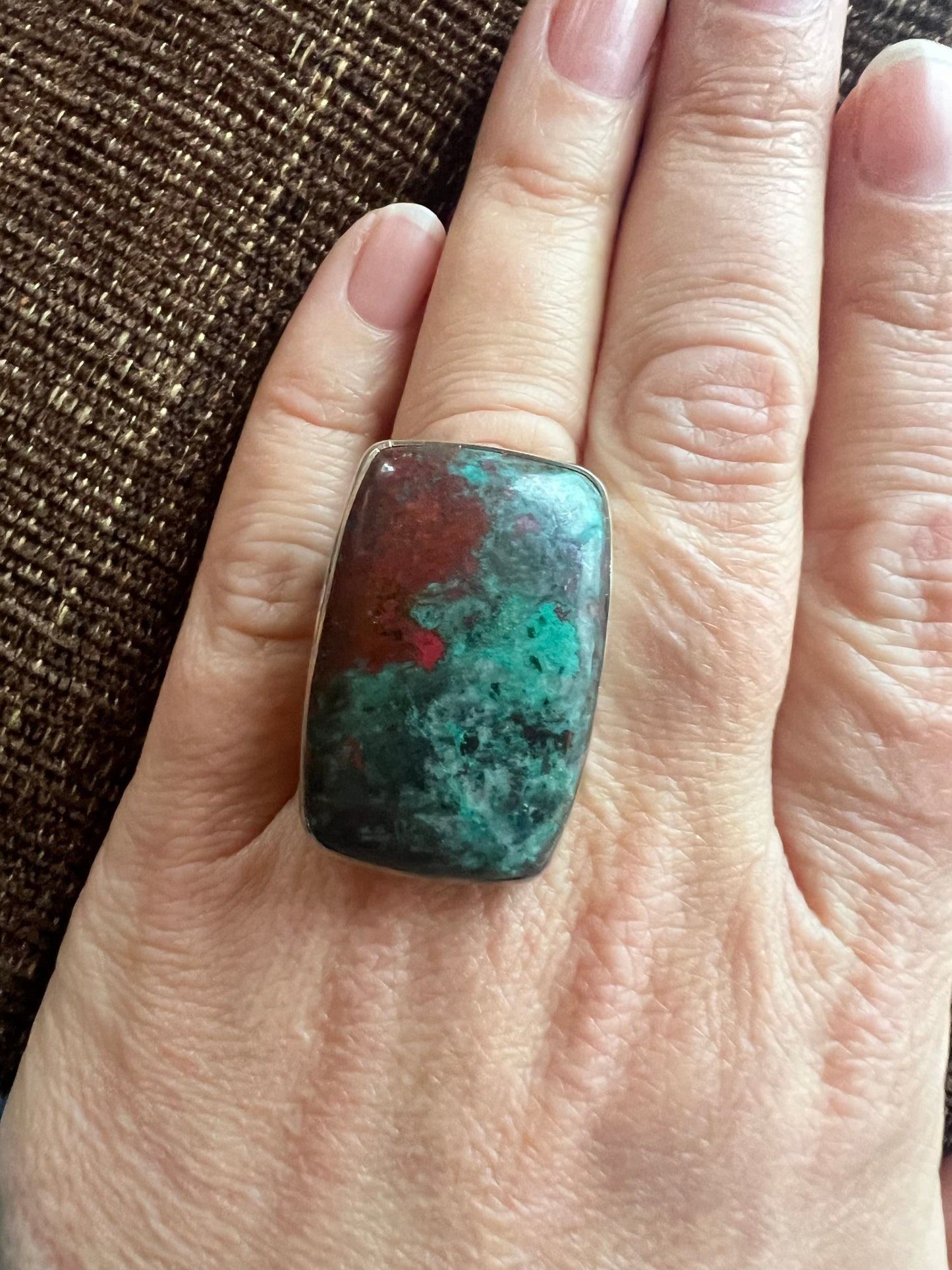 Sonora Chrysocolla Ring | Adjustable