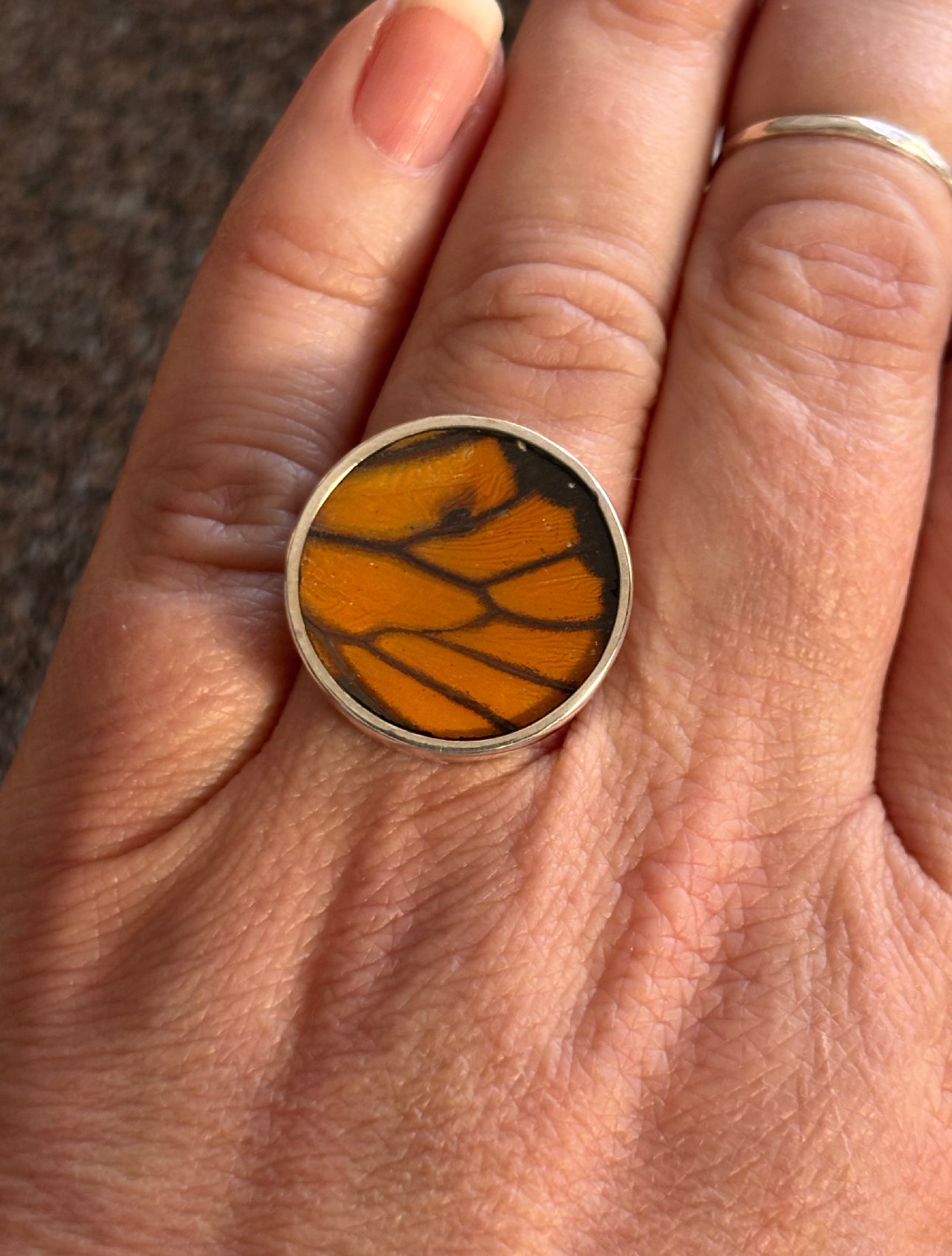 Butterfly Wing Rings | Adjustable