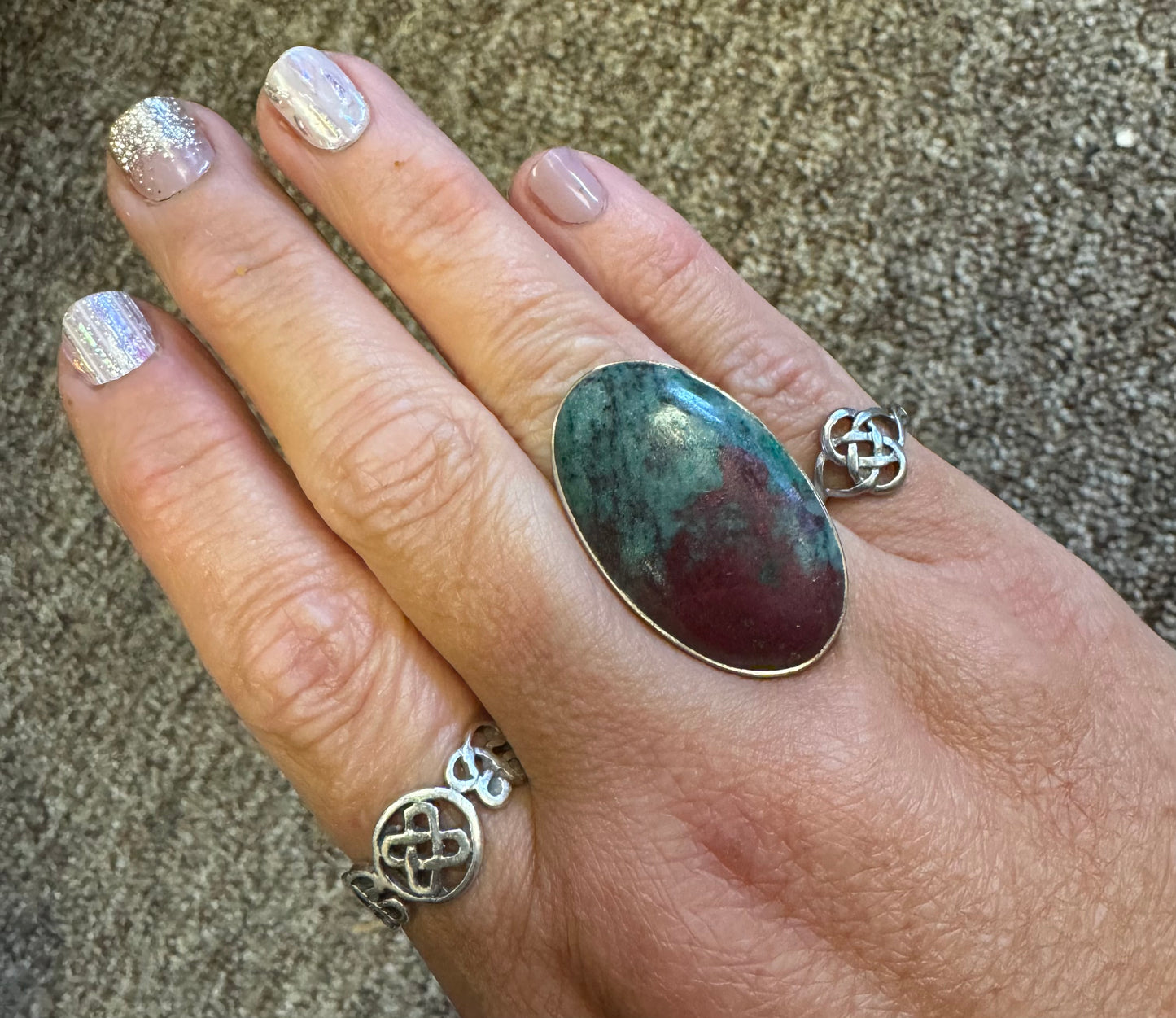 Sonora Chrysocolla Ring | Adjustable