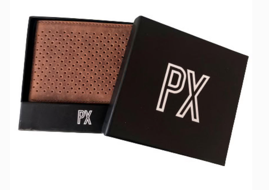 PX Men’s Brown Leather Wallet