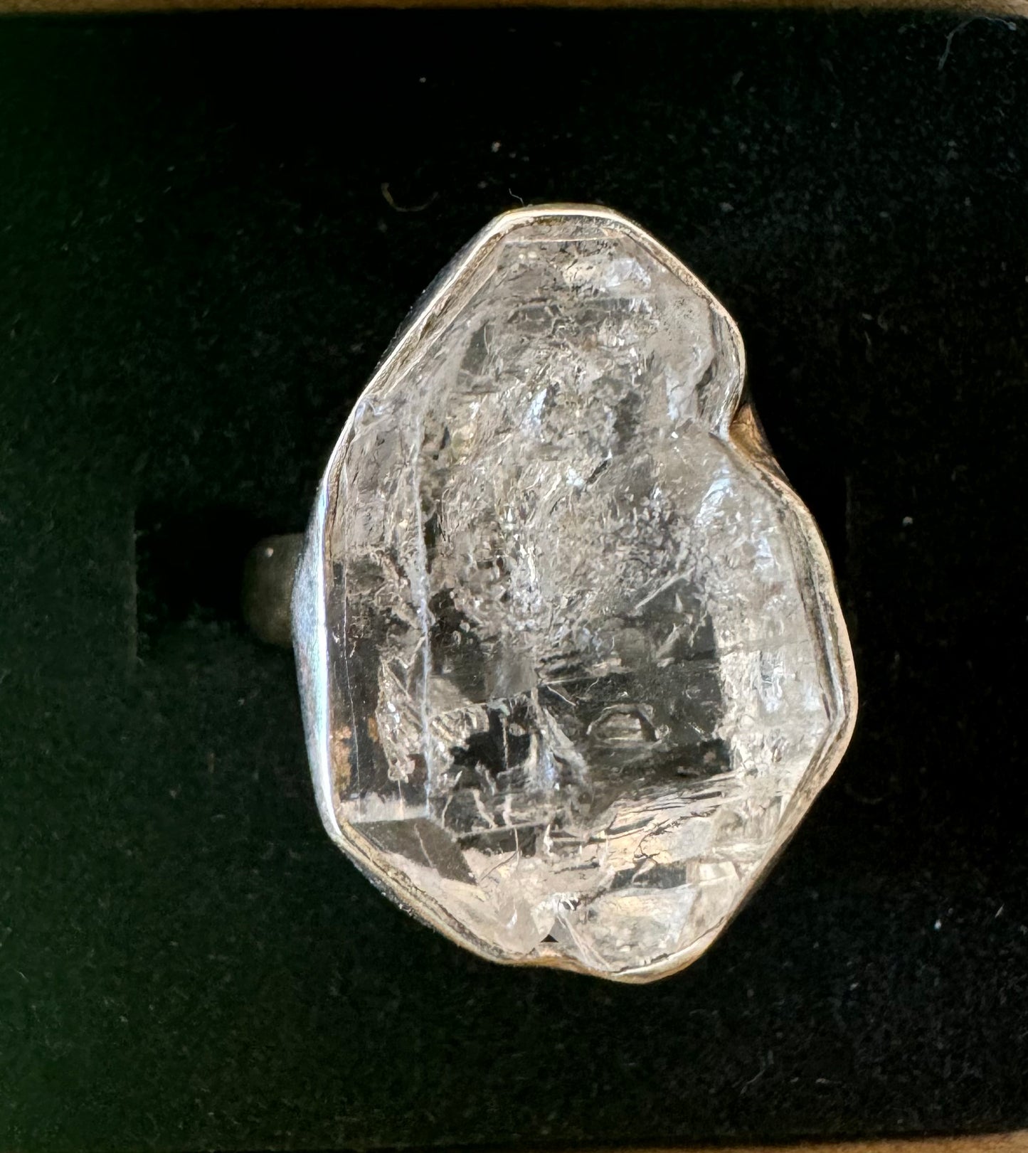 Herkimer Diamond Ring | Size 6