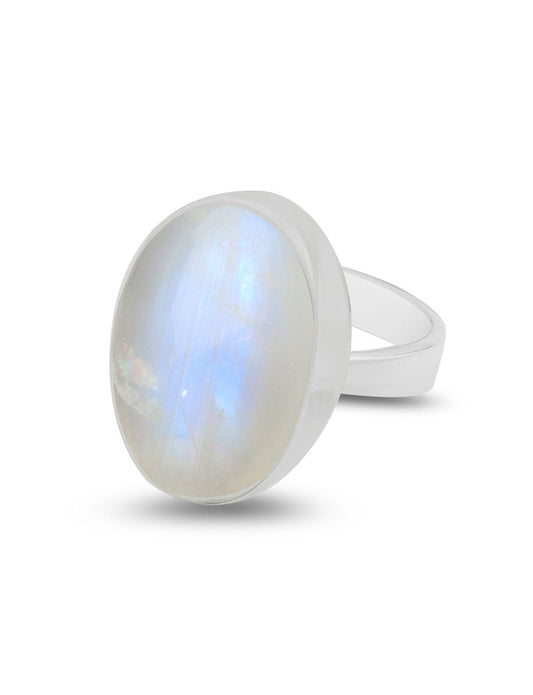 Rainbow Moonstone Ring |