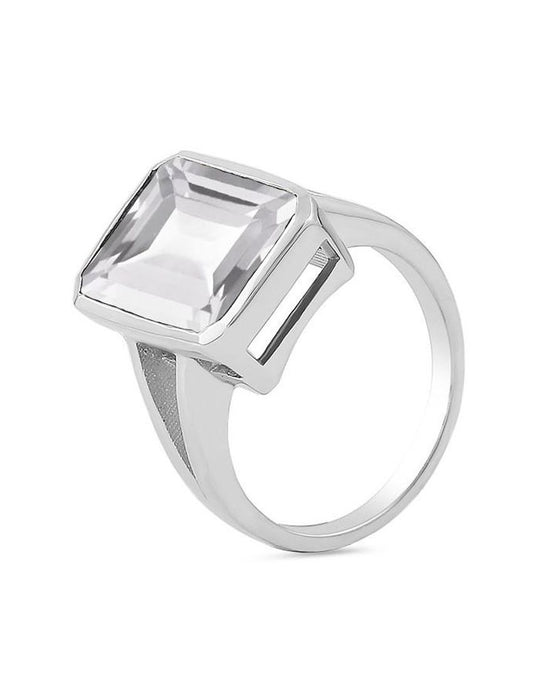 Crystal Ring 10x14 | Size 8